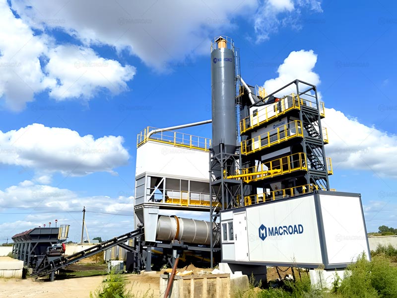 Macroad ALQ160 Planta de Asfalto Estacionaria con gran Capacidad